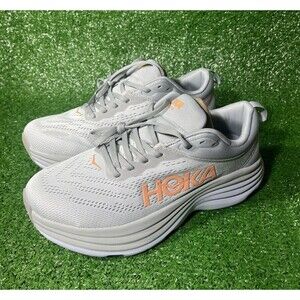 HOKA One One Bondi 8 Running Shoe Harbor Mist Lunar Rock Unisex Men's US 8.5 D